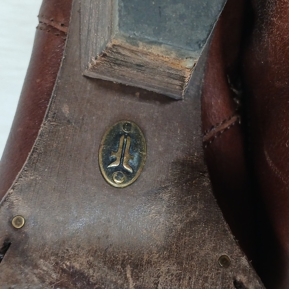 Frye Rich Brown Leather Ankle Booties Women's Sz 8.5 - Picture 9 of 12